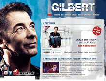 Tablet Screenshot of gilbert-music.com